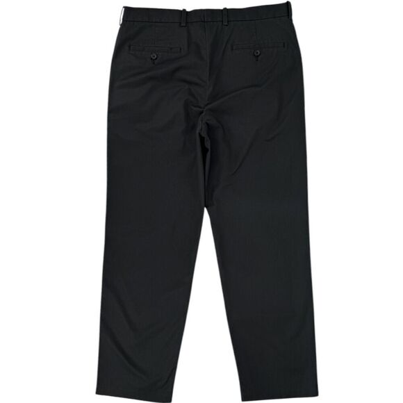NWT John W. Nordstrom Men's Supima Cotton Chino Pants Black 36x30 - Picture 2 of 10